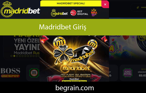 Madridbet giriş adresiyle oyuncularının yanı başındadır.