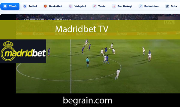 Madridbet tv hizmetiyle sporseverleri tatmin etmektedir.